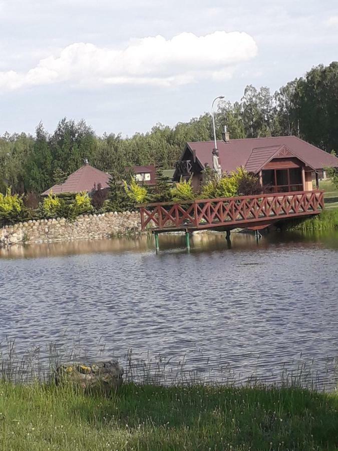 Apartamento Dom Nad Stawem Przy Lesie Burkat Exterior foto